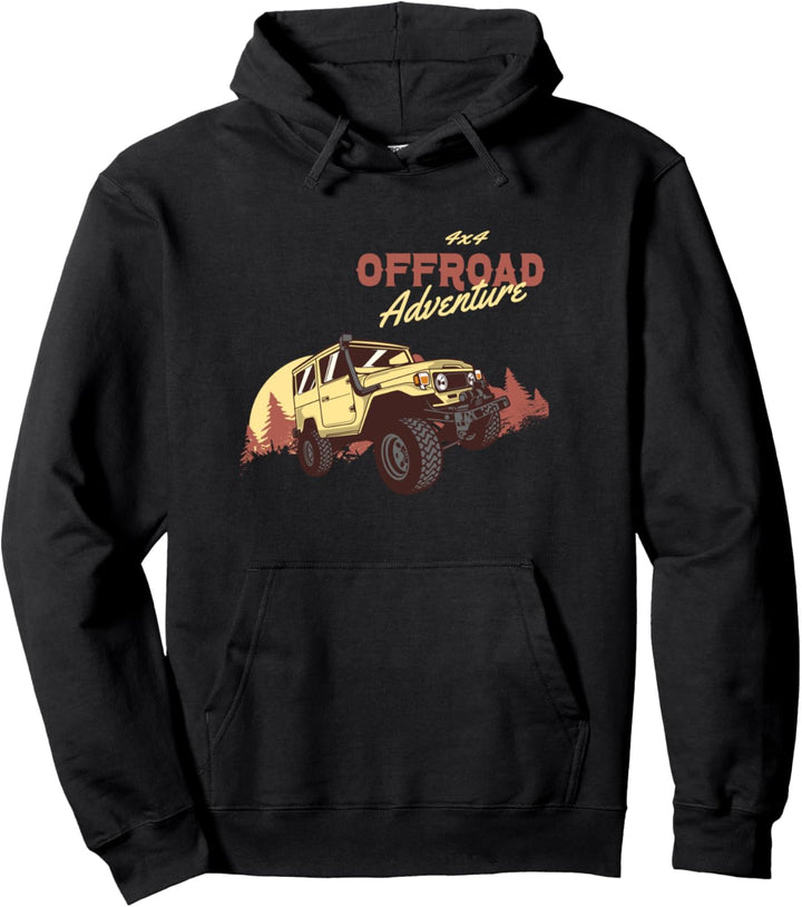 4x4 Geländewagen Offroad Adventure Pullover Hoodie