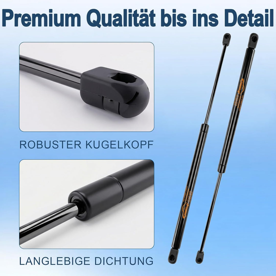 2X Heckklappendämpfer für BMW 3 Series E91 Touring 2004-2013 Gasdruckfeder Kofferraum Dämpfer Schwar