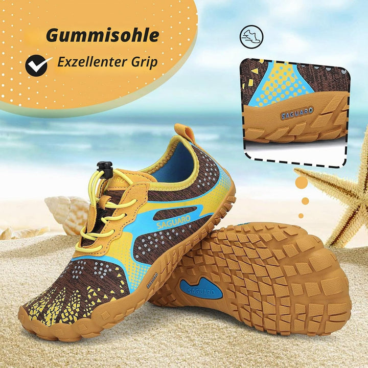 SAGUARO Unisex-Kinder Barfussschuhe Schnell Trocknend Wanderschuhe Leicht Laufschuhe Gr.24-36 24 EU