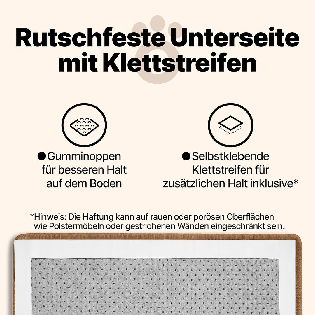Kratzmatte für Katzen - Hochwertiger Kratzteppich aus Sisal, natürliche Kratzbretter, multifunktiona