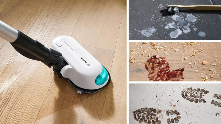 Bosch, Unlimited 7 ProHygienic Aqua Kabelloser Staubsauger, 2-in-1 DynamicAqua Bürste, konventionell