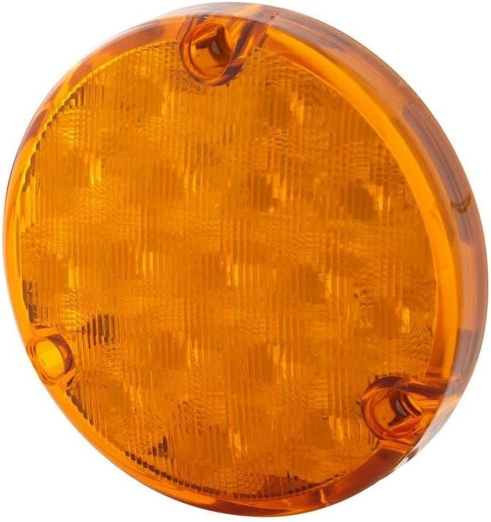 HELLA - Blinkleuchte - LED - 12/24V - Einbau/geschraubt - Lichtscheibenfarbe: gelb - Kabel: 200mm -