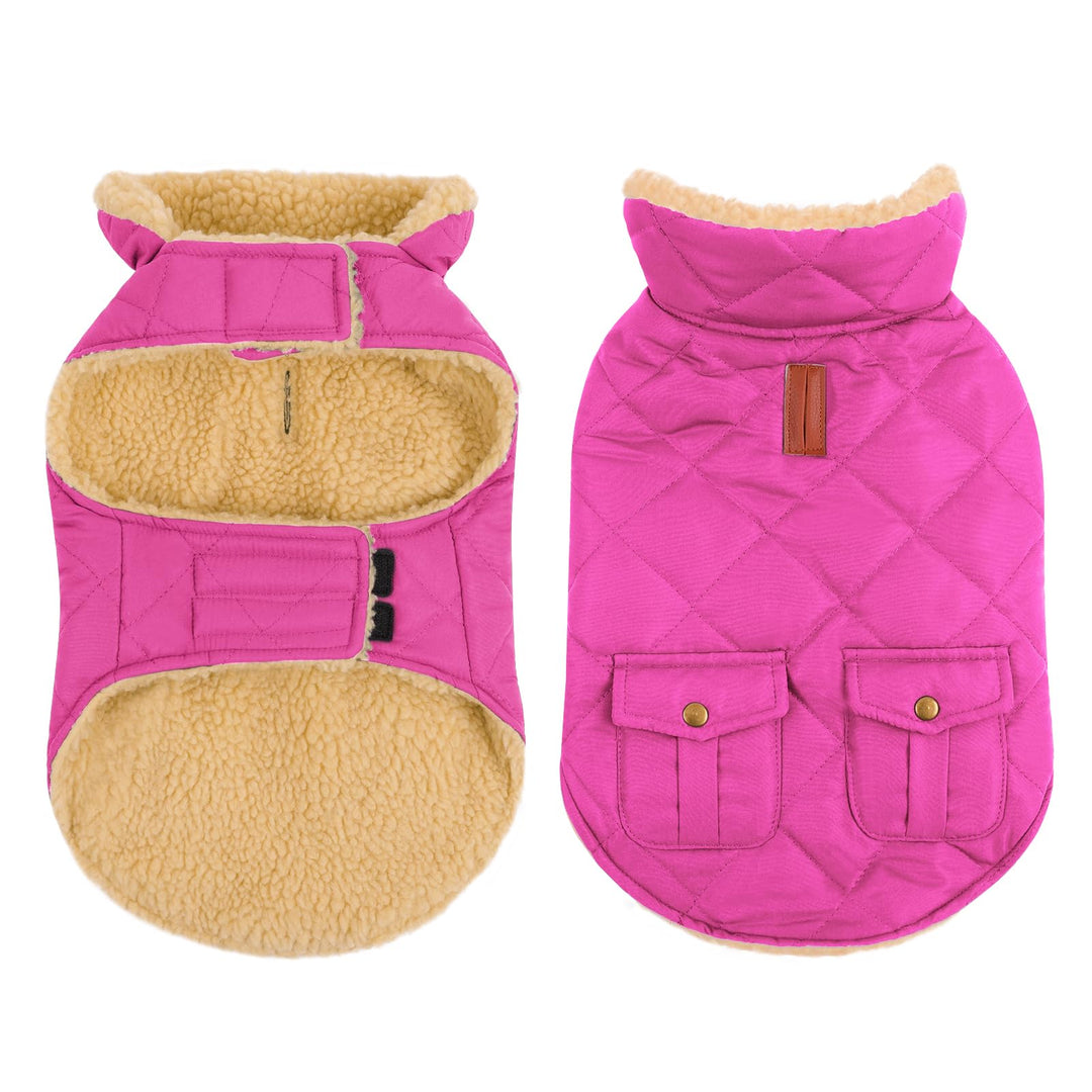 CITÉTOILE Wintermantel Hundemantel, Warme Winterjacken mit Fleece für Hunde,Hundejacke Hundekleidung