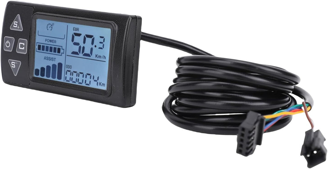 BuyWeek E-Bike Brushless Motor Controller Kit, 36V 48V 1500W 2000W 40A 3 Modus Sinuswellen Motor Reg