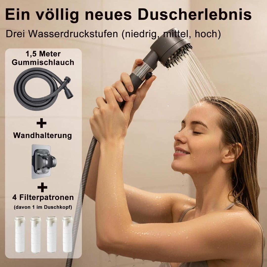 Adlox Vitashower 2.0, Vitashower Duschkopf, Vita Shower Duschkopf Adlox, Glänzendes Haar & Echtes Wo