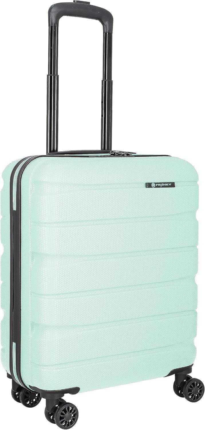 Franky Kabinen-Koffer für Damen und Herren | Kleiner Cabin-Trolley 40 x 20 x 53 cm aus hochwertigem,