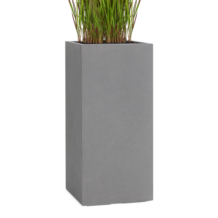 Pflanzwerk® Pflanzkübel Tower Grau 70x33x33cm *Frostbeständiger Blumenkübel* *UV-Schutz* *Qualitätsw