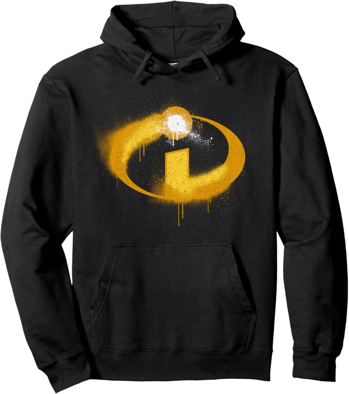 Disney Pixar Incredibles Spray Paint Logo Pullover Hoodie