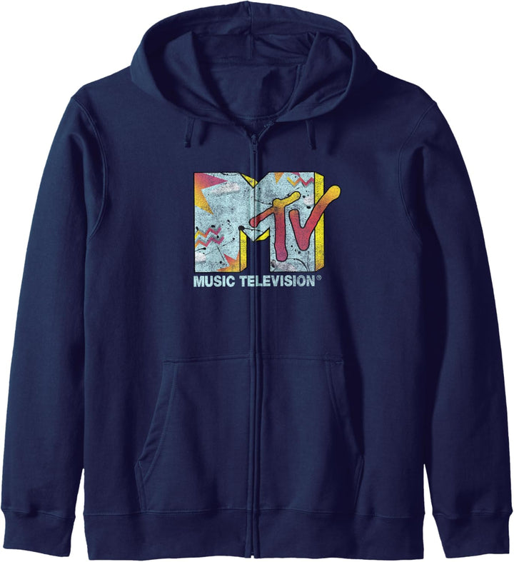 MTV Logo Hollow Abstract Kapuzenjacke