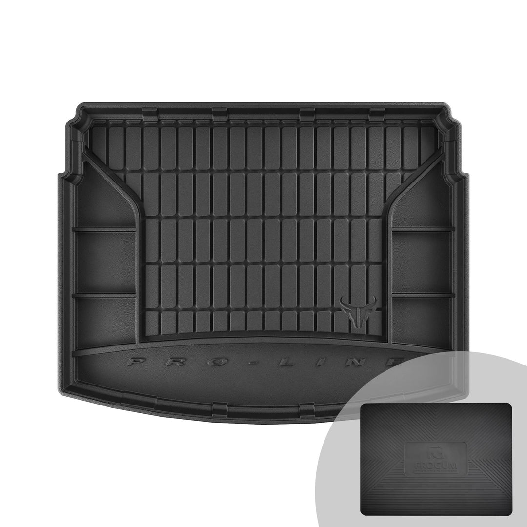 FROGUM ProLine 3D Gummimatte Exklusive Auto Kofferraummatte Kofferraumwanne für Toyota Auris II 2012