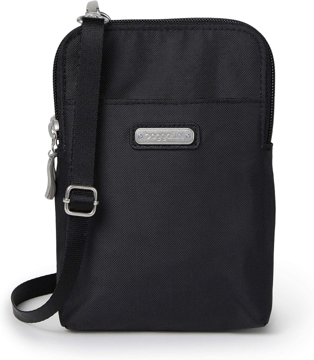 Baggallini Damen Take Two RFID Bryant Crossbody Schwarz, Schwarz