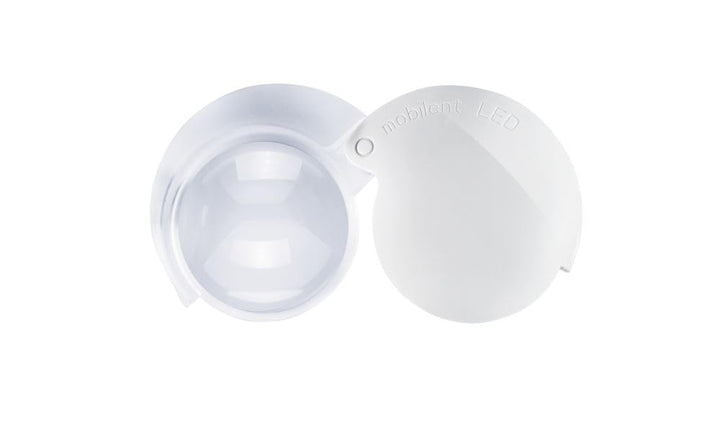 Eschenbach 1520910 Einschlaglupe mobilent LED, Sehr kompakte, hochvergrössernde Einschlaglupe mit ef