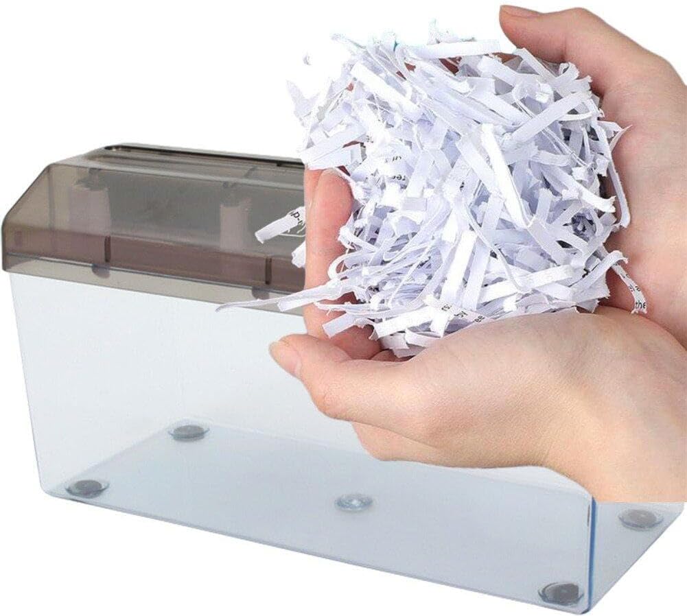 Mini Hand Shredder Tragbares A4 Papier Shredder Manual Shredder Dokumente Papier Schneidwerkzeug Hom