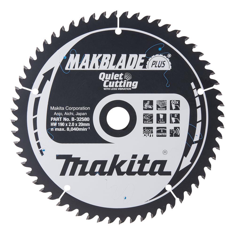 Makita Makblade+ Saegeblatt, 190 x 20 mm, 60Z, B-32580