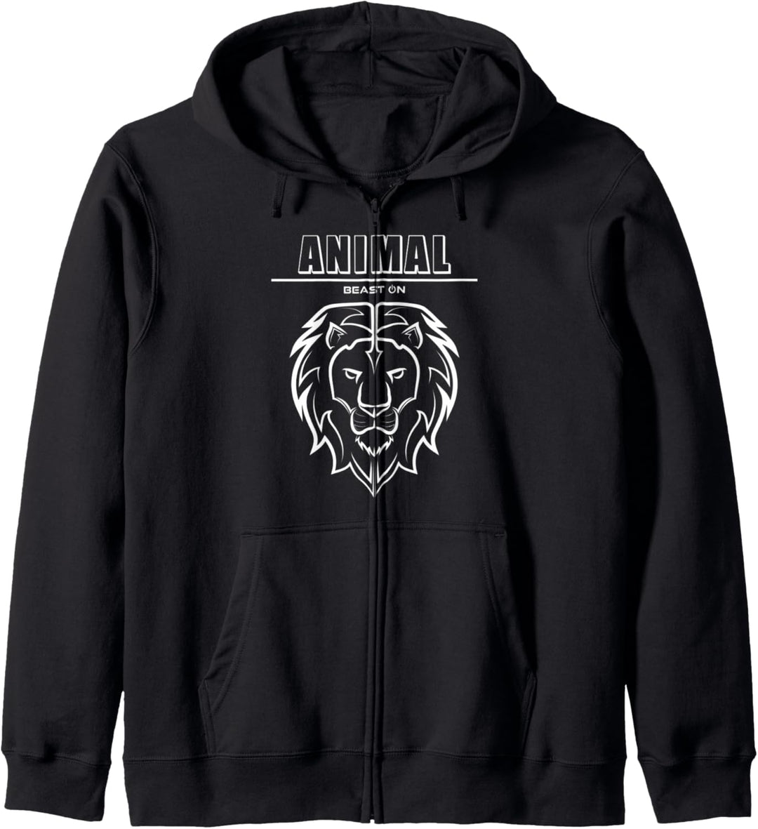 Animal Löwe Kopf Gym Workout Fitness Training Bodybuilding Kapuzenjacke