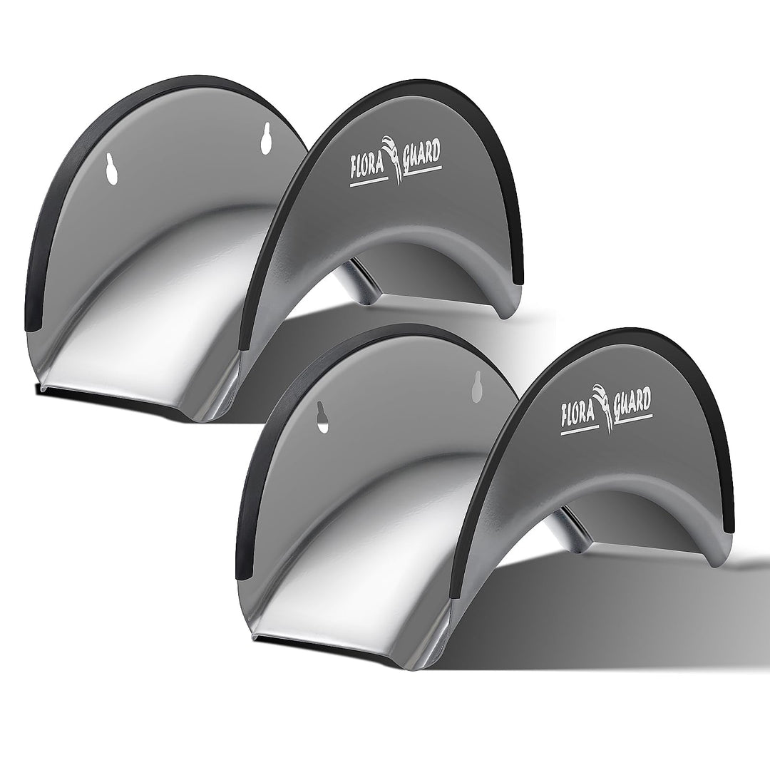 FLORA GUARD Schlauchhalter Wandhalterung – robuster Metall-Schlauchaufhänger hält bis zu 4.6 m, Gart