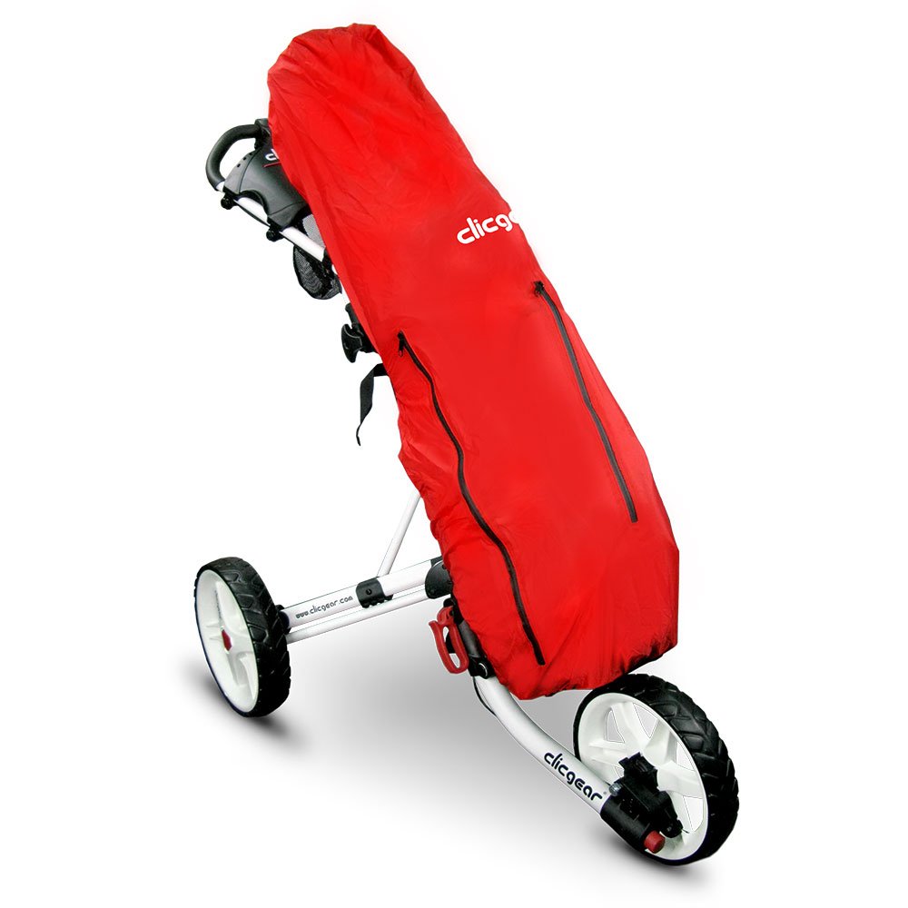 ClicGear Golf 2018 in voller Länge Waterproof Golf Bag Regen Abdeckung rot - rot, rot - rot