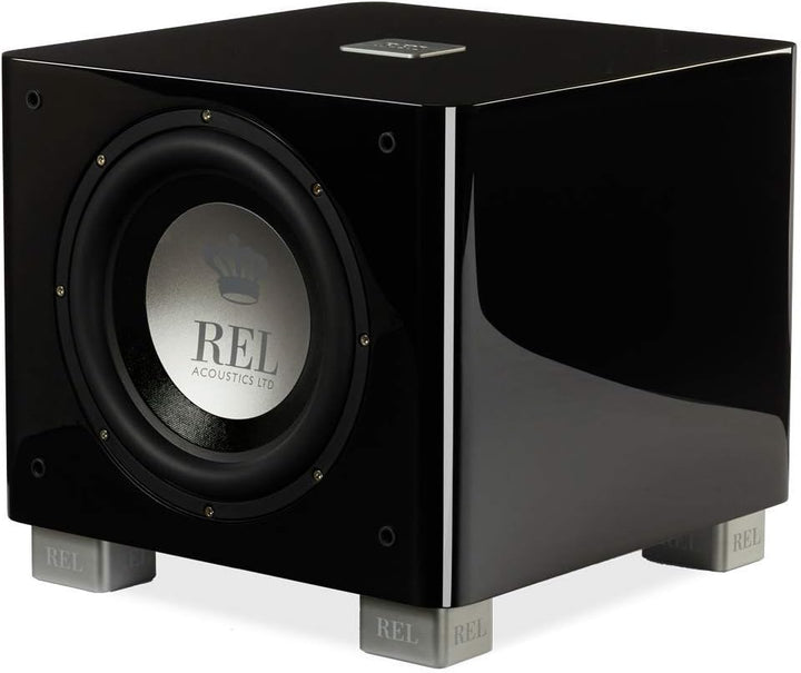 REL Acoustics T/9x Subwoofer, 25,4 cm (10 Zoll) Front-Firing Driver, Pfeil Wireless Port, Hochglanz