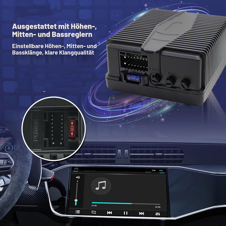 Auto -Stereoverstärker 12V -Auto -DAP -Verstärker 4 X 60w Power 4 Kanal Clear Sound Quality Autovers
