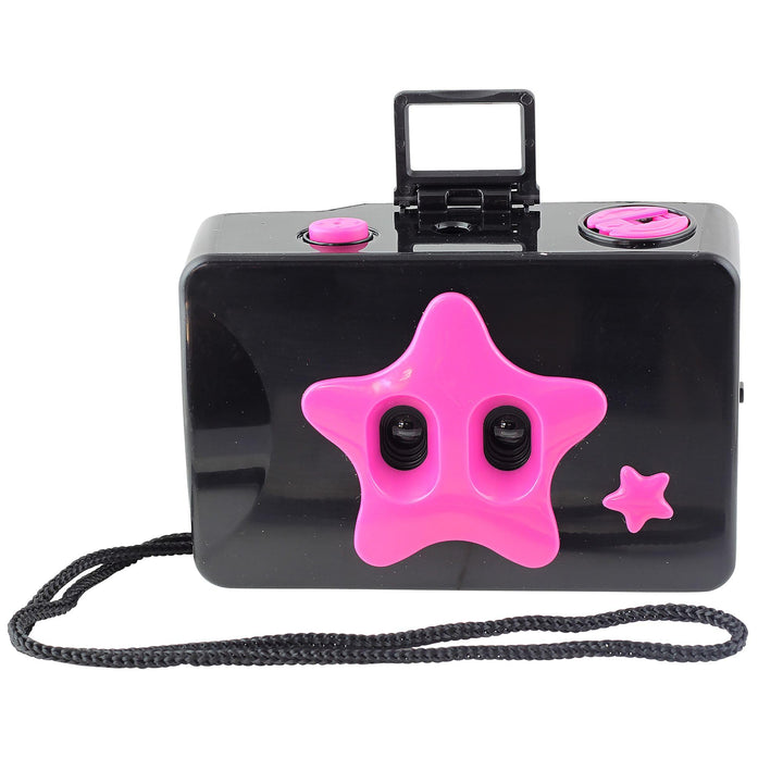 Freak Scene 2 Linsen Stern Kamera - 35mm - Farbe: schwarz - pink schwarz / pink, schwarz / pink