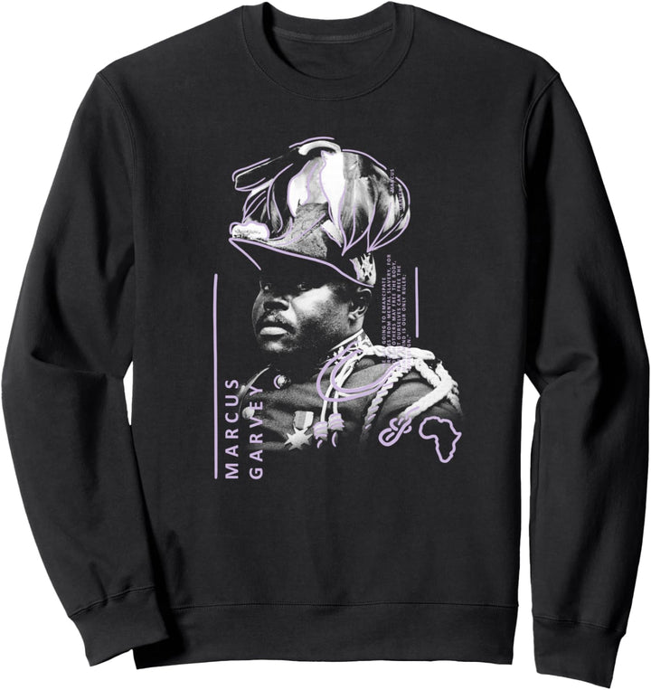 Marcus Garvey Quote Front & Back Sweatshirt