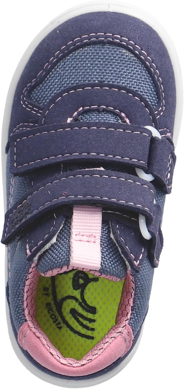 RICOSTA Mädchen und Jungen Low-Top Sneaker SAM, Kinder Lauflernschuhe, Weite: MITTEL, lose Einlage,