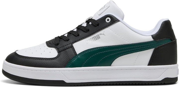 PUMA Unisex Caven 2.0 Sneaker 46 EU Puma White Dark Myrtle Puma Black, 46 EU Puma White Dark Myrtle
