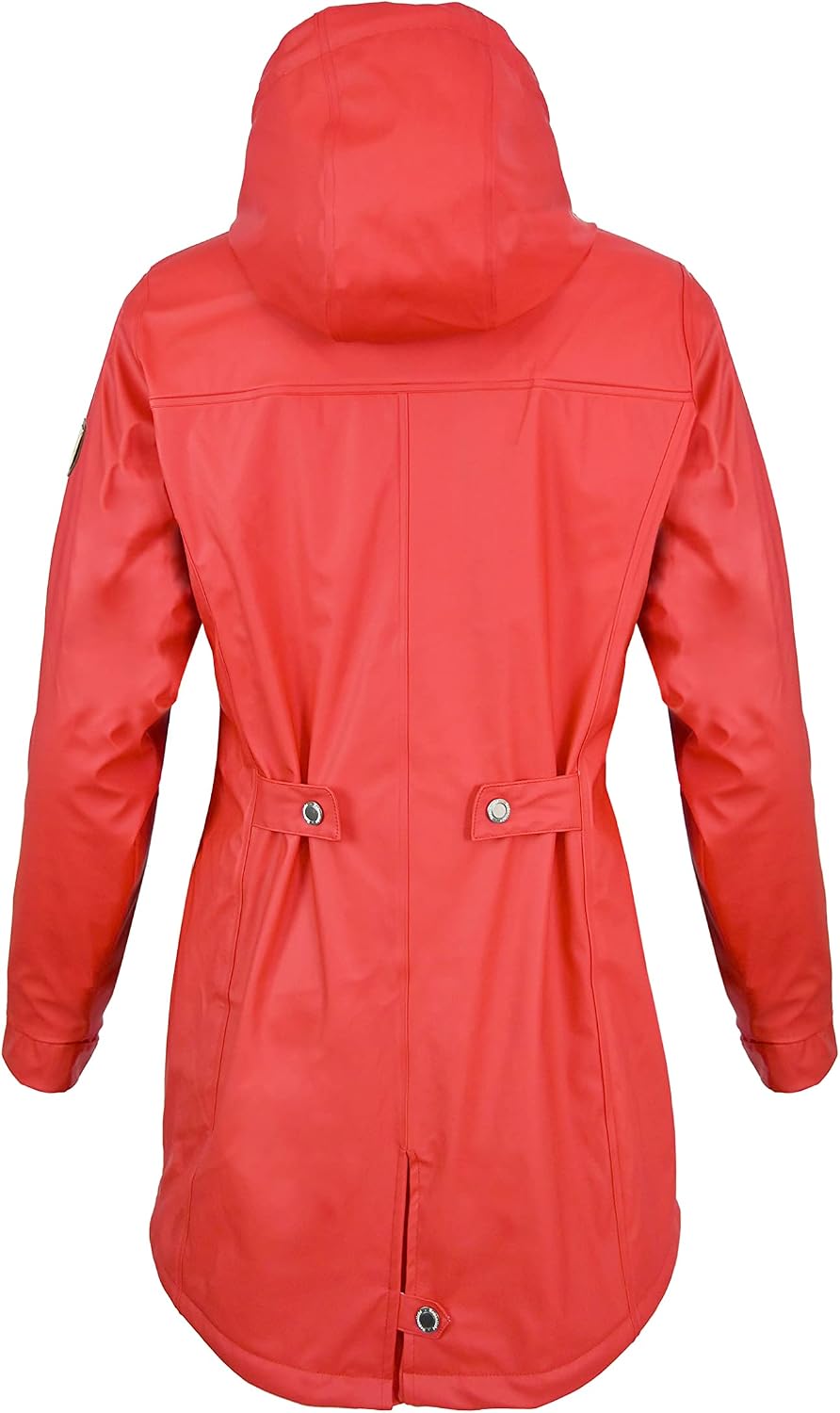 Regenliebe Damen Regenmantel wasserdicht Friesennerz mit Teddyfleece gefüttert 38 Rot, 38 Rot