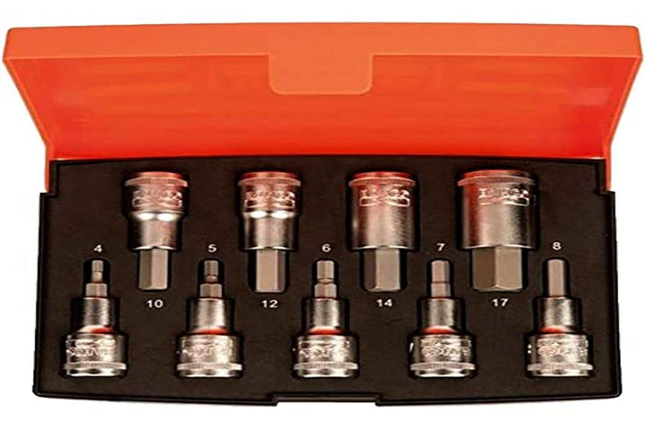 Bahco Vasos BHS9HEX Naranja 4mm 5mm 6mm 7mm 8mm 10mm 12mm 14mm 17mm