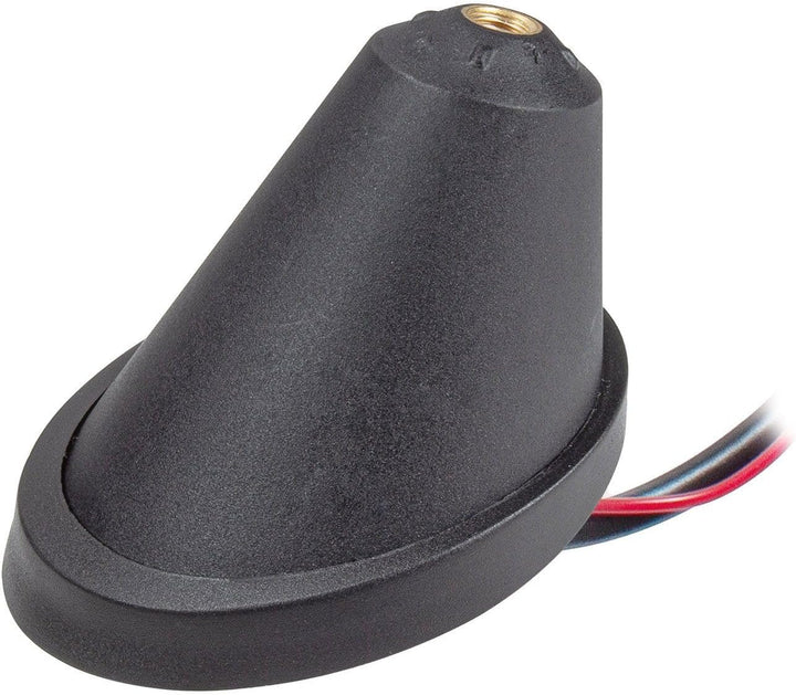 tomzz Audio 1000-044 Dachantenne 16V-Look AM/FM mit 450cm Kabel Verstärker DIN-Stecker Anti Noise St