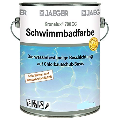 Jaeger Schwimmbadfarbe 750 ml, capriblau