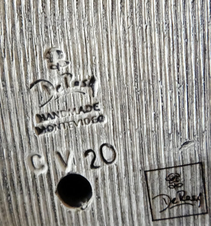 De Rosa Rinconada, Handbemalte Keramikskulptur, Asiatischer Elefant