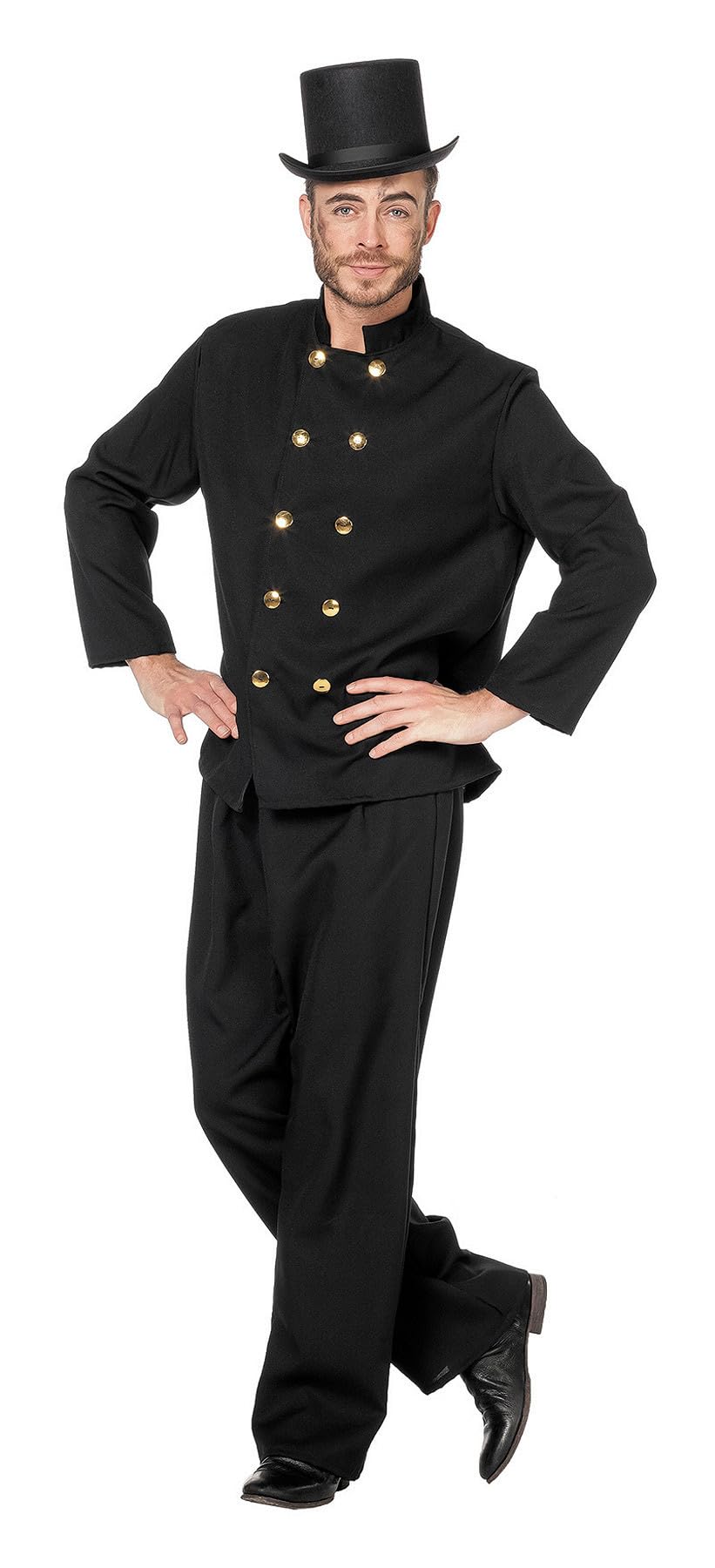 Stekarneval Herrenkostüm Schornsteinfeger, Gr. 60 XXL, XXL