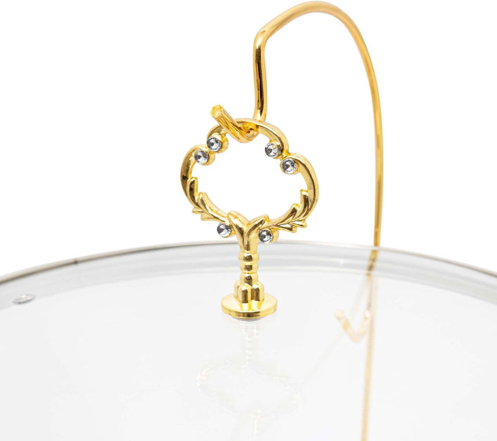 Runder Chafing Dish 6 Liter, Edelstahl Speisenwärmer mit Glasdeckel Wärmebehälter Lebensmittel Warme