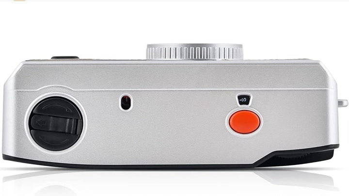 AgfaPhoto analoge 35mm Foto Kamera Black Set (B+W Film + Batterie) BLACK Kamera + Film S/W Kamera +