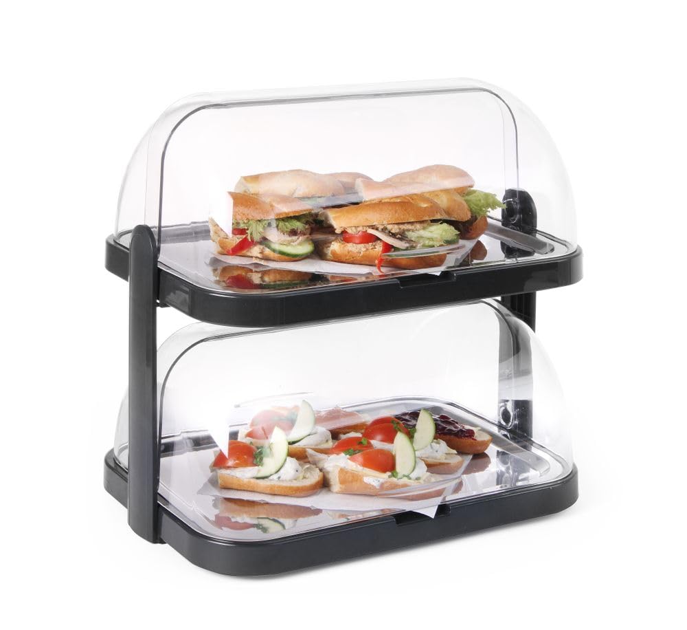 HENDI 871812 Rolltop-Präsenter Gekühlt Double, Double