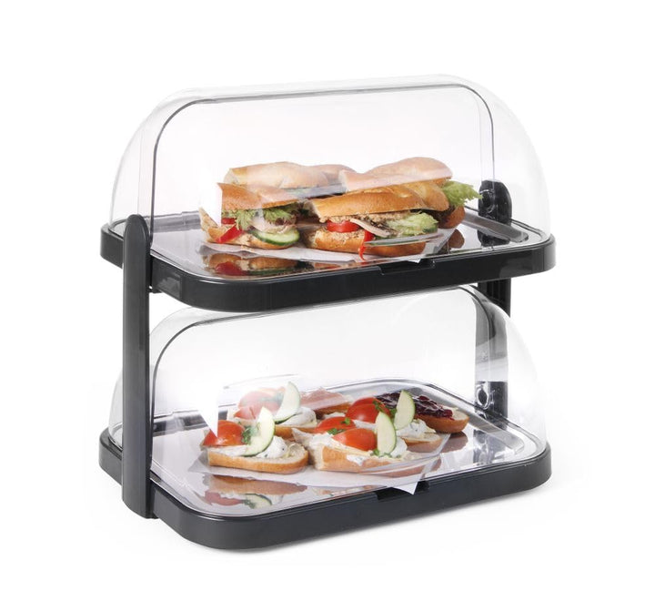 HENDI 871812 Rolltop-Präsenter Gekühlt Double, Double