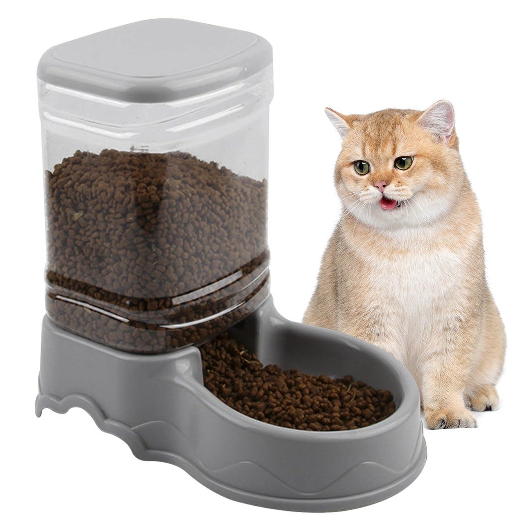 Cat Feeder, 3,5L abnehmbare automatische Katzenfuttermittel, leckere automatische Haustiernahrung fü