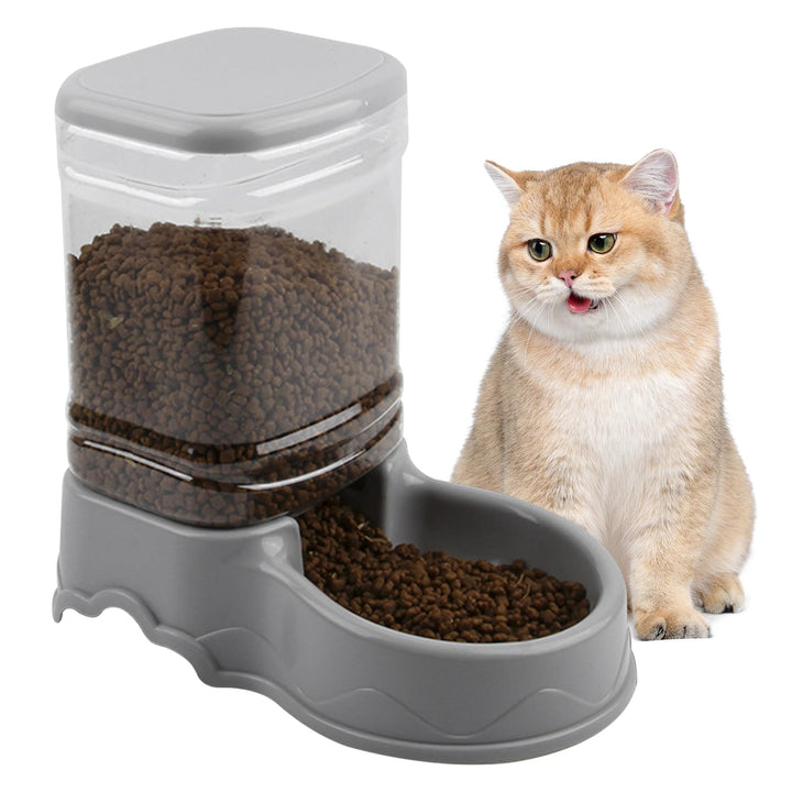 Cat Feeder, 3,5L abnehmbare automatische Katzenfuttermittel, leckere automatische Haustiernahrung fü