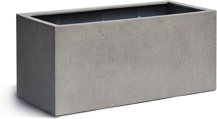 ESCHBACH® Pflanzkübel Box 100 Beton Grau Rechteckig * 100 x 45 x 45 cm * 10 Jahre Garantie 100x45x45
