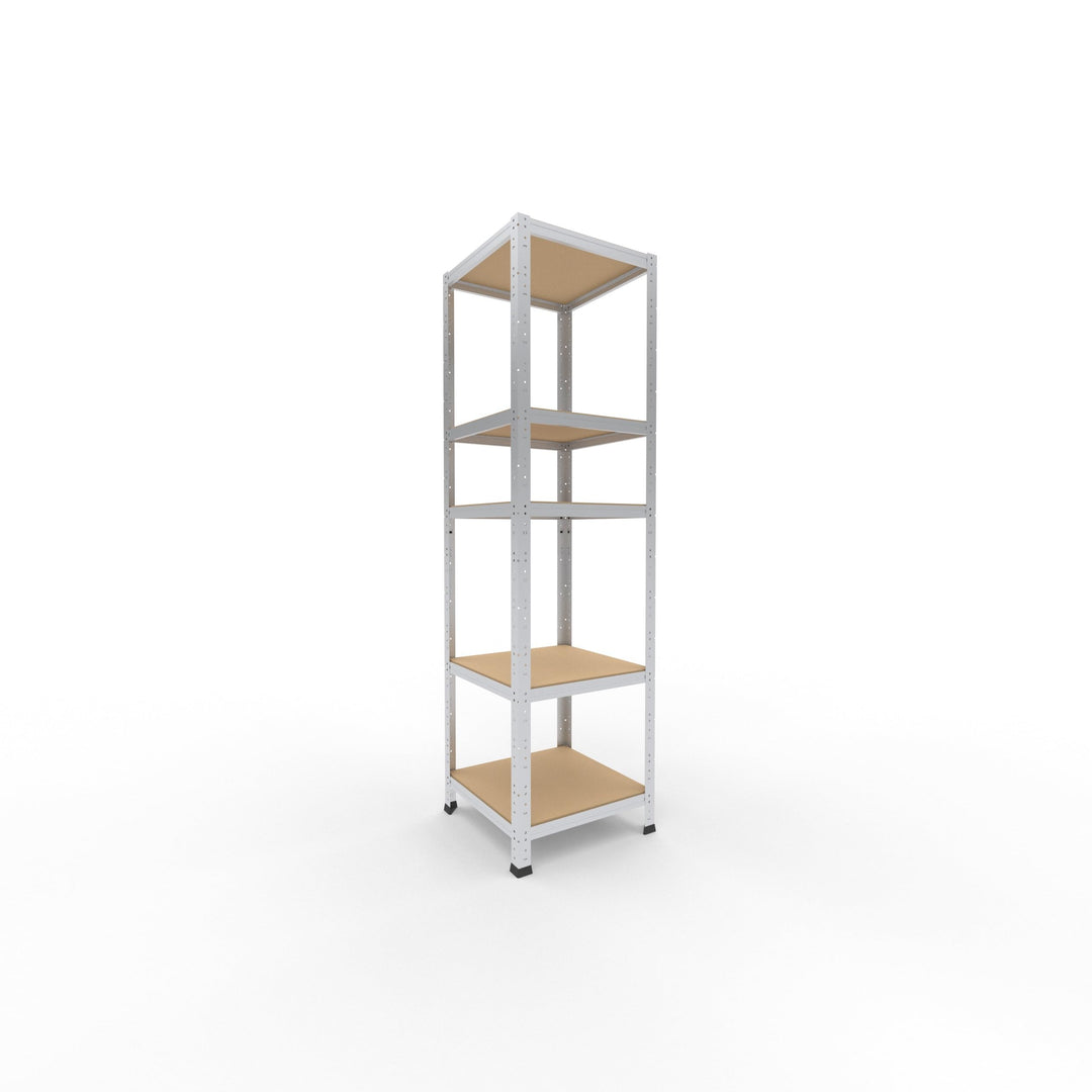 shelfplaza® 180x50x50cm HOME Schwerlastregal verzinkt/Metallregal mit 5 Böden/Kellerregal Metall, Ga