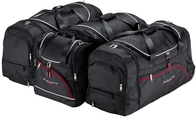 KJUST Dedizierte Kofferraumtaschen 4 STK kompatibel mit BMW X6 F16 2014-2019