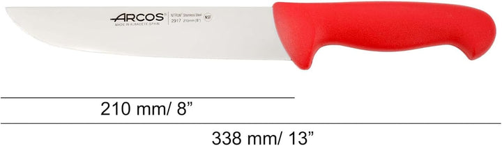 Arcos Fleischermesser mit Nitrum Edelstahlklinge 20 cm - Professionelles Küchenmesser zum Schneiden