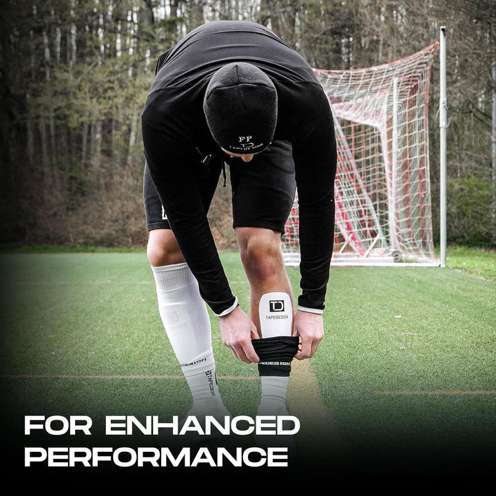 Tapedesign Equipment - Schienbeinschoner Performance Shinguards Schienbeinschoner weiss/schwarz Einh