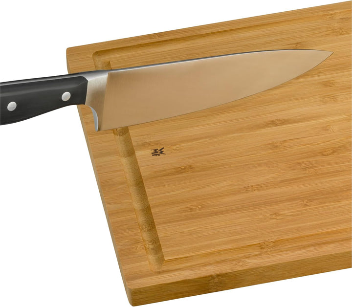WMF Schneidebrett Bambus natur, 38 x 25 x 1,9 cm, Bambus Brett, Holzbrett rechteckig - Tranchierbret