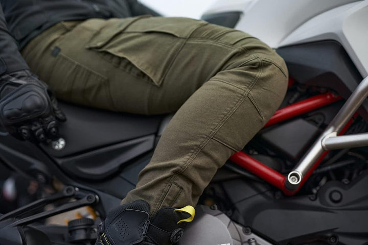 SHIMA Giro 2.0 Motorradhose Damen und Herren mit 4 Airforce Protektoren und Aramid Hose Jeans Cargo