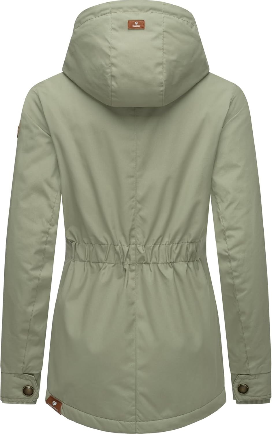 Ragwear Damen warme Winterjacke kurz mit Kapuze Monade XS-6XL L Dusty Olive24, L Dusty Olive24