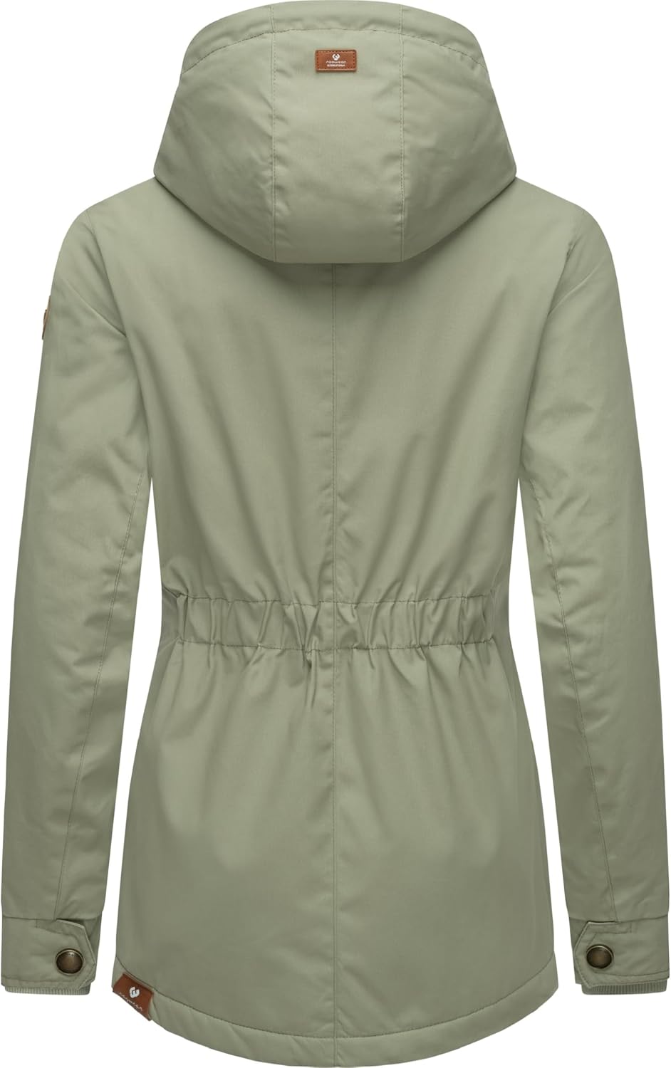 Ragwear Damen warme Winterjacke kurz mit Kapuze Monade XS-6XL L Dusty Olive24, L Dusty Olive24
