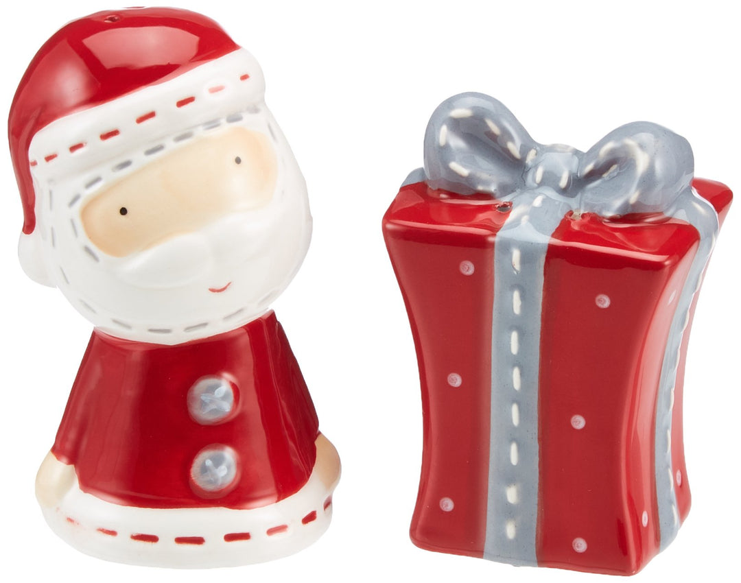 Excelsa Xmas Country Style Set Salz/Pfeffer, Keramik, Rot