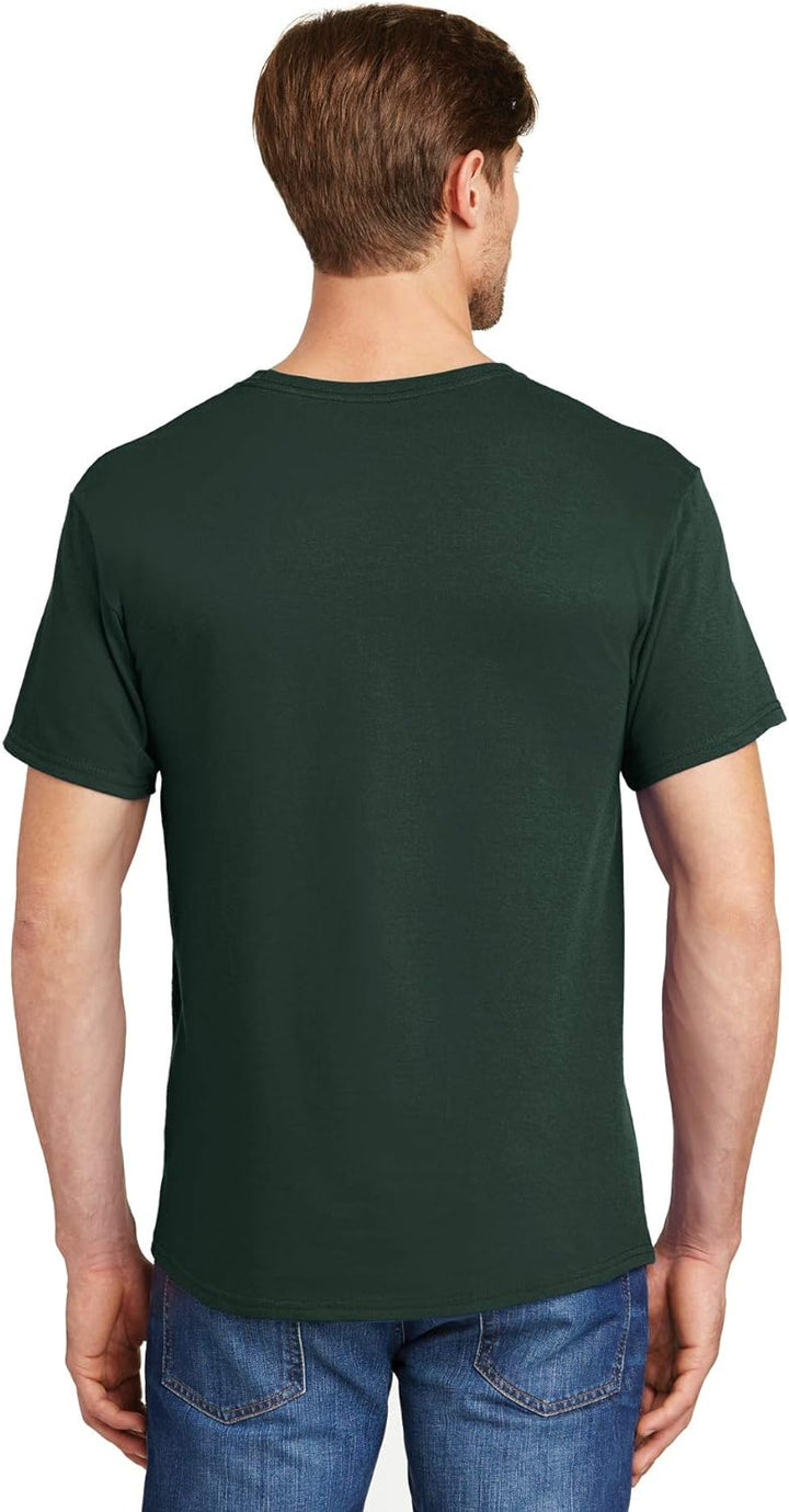 Hanes ComfortSoft T-Shirt 5280, 5 Stück - Grün - Gross